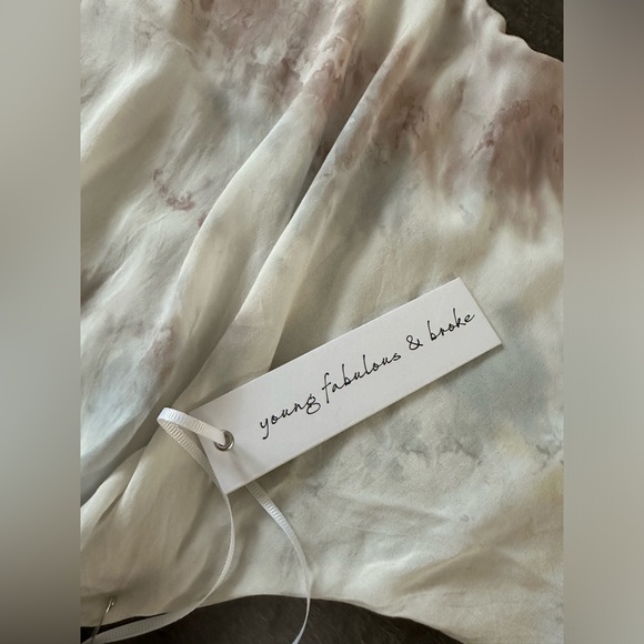 NWT - Young Fabulous and Broke Tye Dye Wrap Dress - Picture 4 of 8